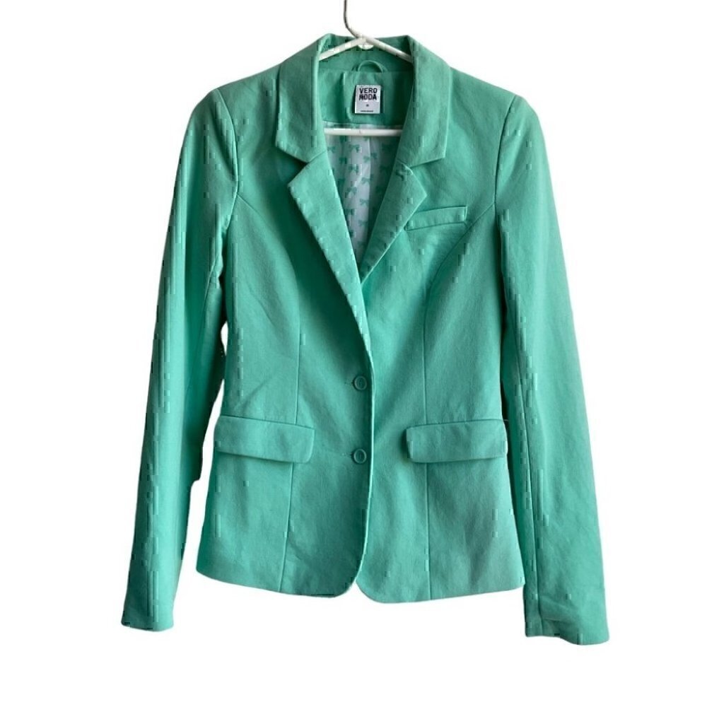 Vero Moda  Teal Jersey Blazer